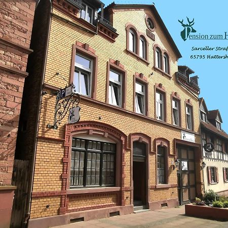 Hotel-Pension Zum Hirsch Hattersheim am Main Exterior photo